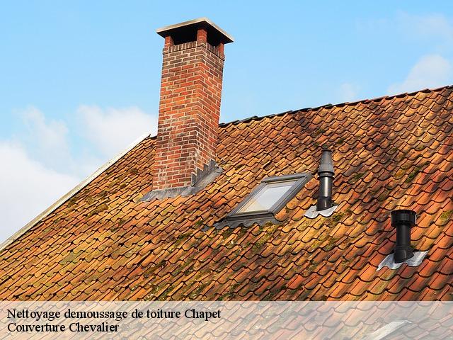 Nettoyage demoussage de toiture  chapet-78130 Couverture Chevalier