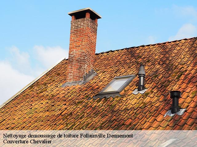 Nettoyage demoussage de toiture  follainville-dennemont-78520 Couverture Chevalier